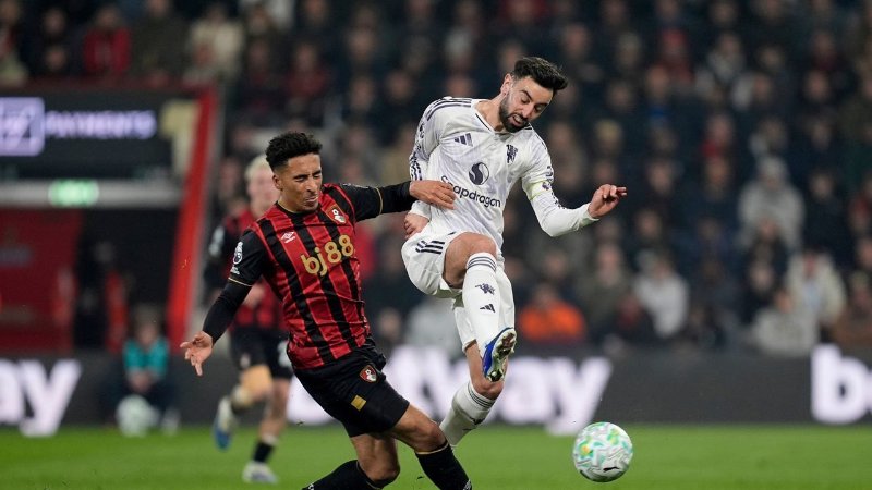 Trận Manchester United vs Bournemouth được dự báo cân bằng